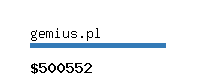 gemius.pl Website value calculator