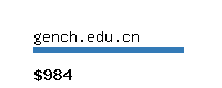 gench.edu.cn Website value calculator