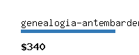 genealogia-antembardera.net Website value calculator