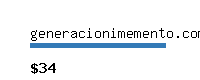 generacionimemento.com Website value calculator