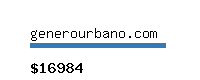 generourbano.com Website value calculator