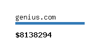 genius.com Website value calculator