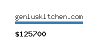 geniuskitchen.com Website value calculator