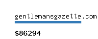 gentlemansgazette.com Website value calculator