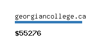 georgiancollege.ca Website value calculator