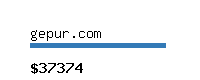 gepur.com Website value calculator