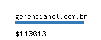 gerencianet.com.br Website value calculator