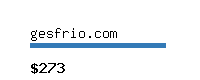 gesfrio.com Website value calculator