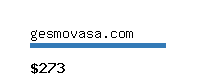 gesmovasa.com Website value calculator