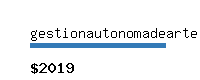 gestionautonomadearte.net Website value calculator