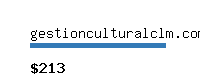 gestionculturalclm.com Website value calculator