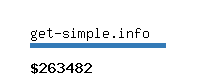 get-simple.info Website value calculator