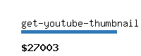 get-youtube-thumbnail.com Website value calculator