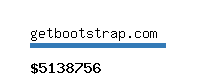 getbootstrap.com Website value calculator