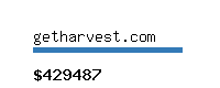 getharvest.com Website value calculator