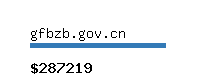 gfbzb.gov.cn Website value calculator