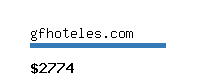 gfhoteles.com Website value calculator