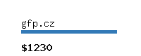 gfp.cz Website value calculator