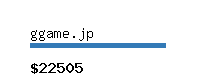 ggame.jp Website value calculator