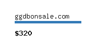 ggdbonsale.com Website value calculator