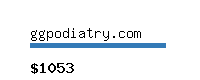 ggpodiatry.com Website value calculator