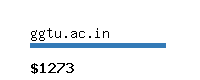 ggtu.ac.in Website value calculator