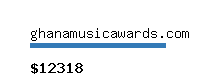 ghanamusicawards.com Website value calculator