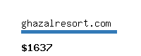 ghazalresort.com Website value calculator