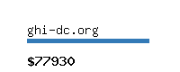 ghi-dc.org Website value calculator