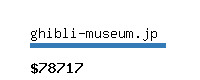 ghibli-museum.jp Website value calculator