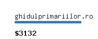 ghidulprimariilor.ro Website value calculator