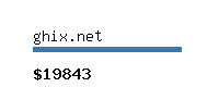 ghix.net Website value calculator