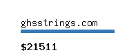 ghsstrings.com Website value calculator