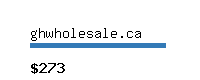 ghwholesale.ca Website value calculator