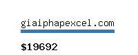 giaiphapexcel.com Website value calculator