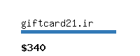 giftcard21.ir Website value calculator