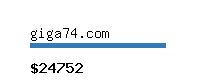 giga74.com Website value calculator