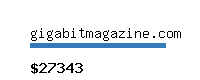 gigabitmagazine.com Website value calculator