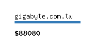 gigabyte.com.tw Website value calculator