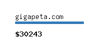 gigapeta.com Website value calculator