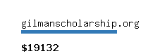 gilmanscholarship.org Website value calculator