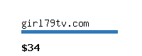 girl79tv.com Website value calculator