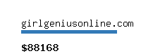 girlgeniusonline.com Website value calculator