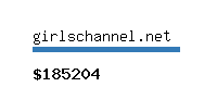 girlschannel.net Website value calculator