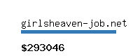 girlsheaven-job.net Website value calculator