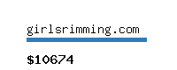 girlsrimming.com Website value calculator