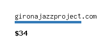 gironajazzproject.com Website value calculator