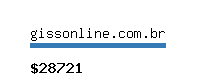 gissonline.com.br Website value calculator