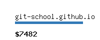 git-school.github.io Website value calculator