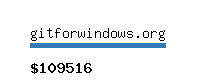 gitforwindows.org Website value calculator